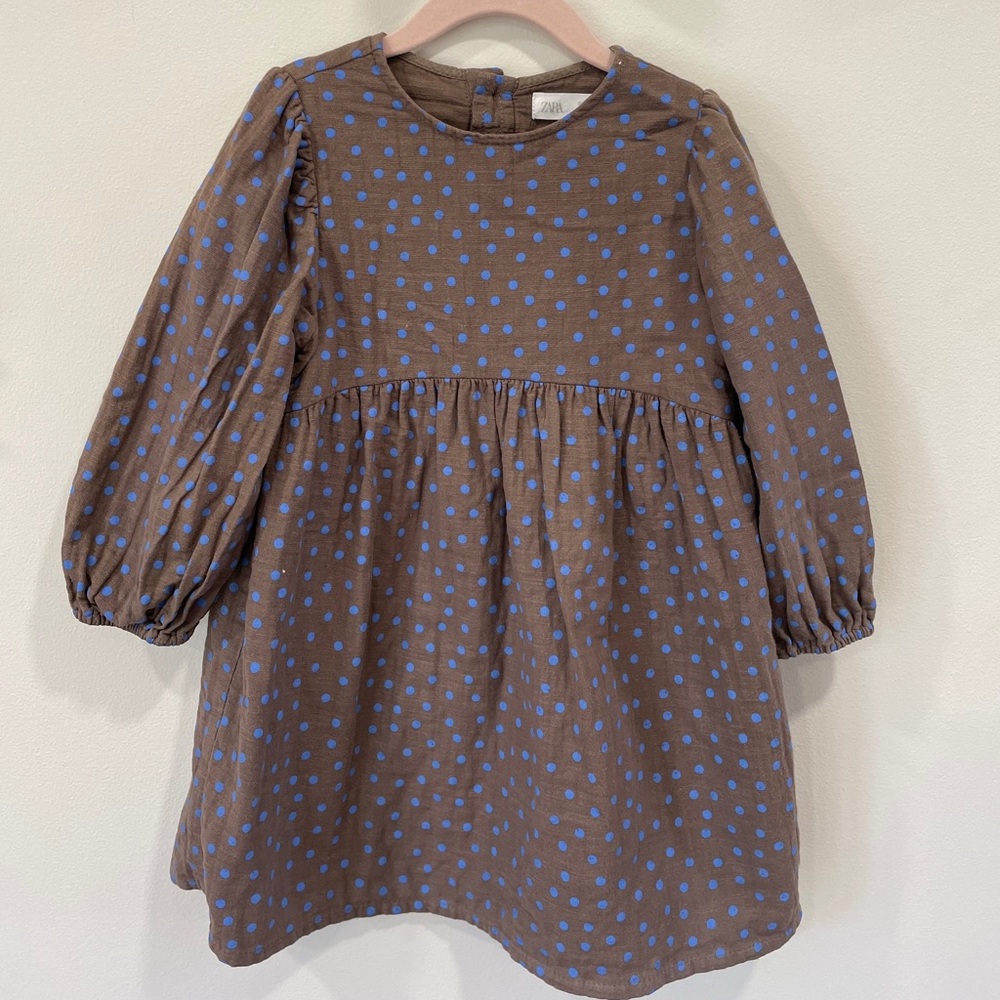 Zara polka dot dress